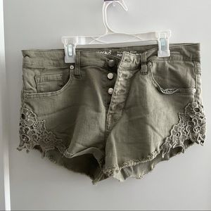 Olive Green Shorts